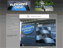 Tablet Screenshot of fletcherscycle.com